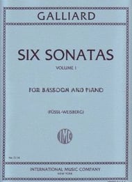 SIX SONATAS VOL 1 BASSOON SOLO cover